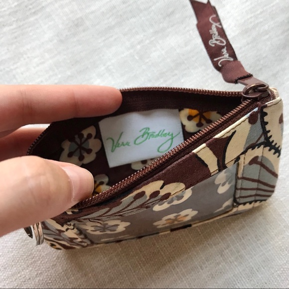 🍓 Vera Bradley Slate Bloom Zip ID Case Wallet - Picture 4 of 4